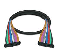 LPIQSPLK DIN Rail And Screw Mount IDC30 Interface Terminal Block Board Screw Pitch 6.35mm PLC30 Extension Cable(HL-IDC30-FF-1M)