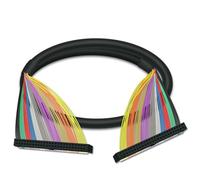 LPIQSPLK IDC50 IDC Calbe IDC50 Turn Terminal Block Board Idc-50 Connector DIN Rail Mounting Adapter IDC50 Extened Cable(HL-IDC50-FF-5M)