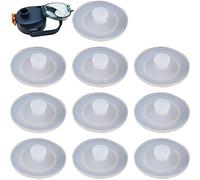 Lpitoy 10 Pcs Silicone Water Bottle Lid Plug Non Spill Bottle Lid Plug Silicone Straw Hole Grommets Dust- Proof Plugs Cap Protector