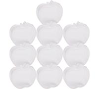 Lpitoy 10pcs Transparent Plastic Storage Boxes with Lids, Small Multiple Sections Case for Jewelry Ring Earrings Diy Crafts Bead Organizer Packaging