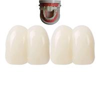 Lpitoy 2 Pcs Fake Buck Teeth Big Buck Teeth Caps Vampire Fangs for Witch Clown Bunny Costume Halloween Costume Accessories