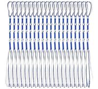 Lpitoy 20 Pcs Jewish Traditional Tzitzits Thread Tzitzits Tassels Prayer Shawl Accessories Blue and White Tassels Prayer Shawl Accessories