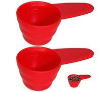 Lpitoy 2pcs Food Grade Plastic Measuring Spoon with Scale Coffee Scoop Baking Utensils Milk Powder Spoons