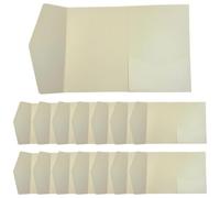 Lpitoy 50pcs Wedding Invitation Card Pocket with Envelop, fold Wedding Invitation for Wedding Cards Bridal Shower Engagement Birthday Graduation Business Invitations