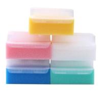 Lpitoy 5pcs Sensory Brush Sensory Processing Disorder Toddlerautism Sponge Brush Infant Hair Scalp Brush Surgical Hands Scrub Brush Random color