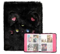Lpitoy A5 Plush Binder Book Photos Album 10 Pages Kpop Photocard Binder Holder Book Mini Photo Album Kpop Photocard Binder for Photo Collection