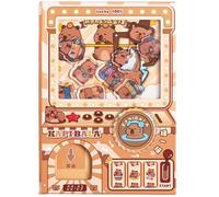 Lpitoy Capybara Notebook, Cute Claw Machine Design Capybara Theme Journal Notebook, Fun Notepad for Journaling, Gifts for Students