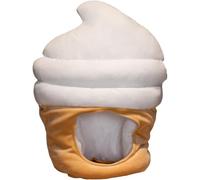 Lpitoy Cute Ice Cream Hat Fancy Dress Plush Hat Funny Cap Cartoon Full Headgear Cap Novelty Hat Halloween Cosplay Costume Party Props