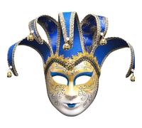 Lpitoy Halloween Mask Exquisite Vintage Venetian Masquerade Party Mask for Adults Clown Joker Masks Anime Movie Dance Wall Decoration