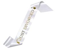 Lpitoy Just Divorced Sash for Women Happy Divorce Party Sash Decoration Supplies Party Favor Sash