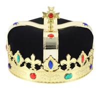 Lpitoy King Crown Hat Exquisite Party Head Hat Children's Hat Kids Dress Up Pretend Play Crown for Theme Party