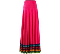 Lpitoy Mexican Folklorico Dance Skirts Colorful Big Swing Long Skirts Spanish Flamenco Dance Costume Dancewear for Women