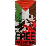 Lpitoy Palestine Flag Headwear Neck Gaiter Tube Scarf Headbands Bandana Balaclava Face Mask for Outdoor Running Cycling Skating Work Out