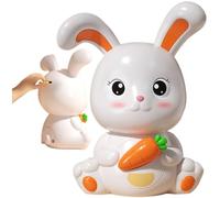 Lpitoy Piggy Bank, Cute Bunny Money Bank Cartoon Fall-proof Piggy Bank Unbreakable Rabbit Coin Bank Birthday Gift for Boys Girls