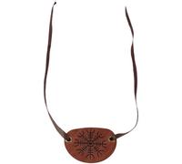 Lpitoy Pirate Eye Patch Retro Steampunk Leather Eye Patch Eye Mask Pirate Accessories for Halloween Costume Accessory