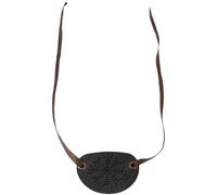 Lpitoy Pirate Eye Patch Retro Steampunk Leather Eye Patch Eye Mask Pirate Accessories for Halloween Costume Accessory