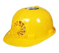 Lpitoy Safety Helmet Construction Hard Hat with Solar Fan, Breathable Lightweight Waterproof Work Helmet for Construction and Home Improvement