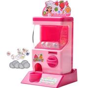 Lpitoy Simulation Self-service Vending Kids Machine Gashapon Machine Coin Operated Bubblegum Dispenser Education Learning Toys