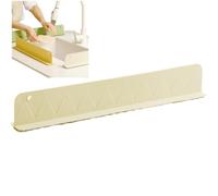 Lpitoy Sink Splash Guard, Silicone Water Splash Guard for Sink, Sink Splash Guard Behind Faucet, Kitchen Island Sink Backsplash Guard with Suction Cup Base