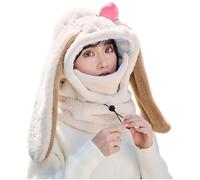 Lpitoy Ski Helmet Cover Removable Face Mask, Rabbit Ear Balaclava, Warm, Wind-resistant for Skiing Snowboarding