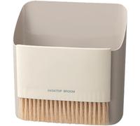 Lpitoy Small Dustpan and Brush Set, Mini Dust Pan with Broom Set Portable Table Brush Table Crumb Sweeper Broom Mini Trash Can Keyboard Cleaning Brush