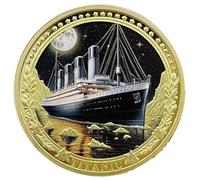 Lpitoy Titanic Ship Challenge Coin Titanic Commemorative Coins Collectable Gifts for History Enthusiasts