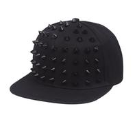 Lpitoy Unisex Studded Punk Hat Rivet Spiky Hat Baseball Cap for Hip-hop Dance for Men Women