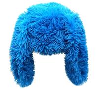 Lpitoy Y2k Fuzzy Bunny Hat Plush Furry Beanie Cute Long Bunny Ears Hat Fluffy Warm Winter Rabbit Cap for Indoor Outdoor Cold Weather Winter Christmas