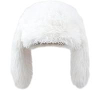 Lpitoy Y2k Fuzzy Bunny Hat Plush Furry Beanie Cute Long Bunny Ears Hat Fluffy Warm Winter Rabbit Cap for Indoor Outdoor Cold Weather Winter Christmas
