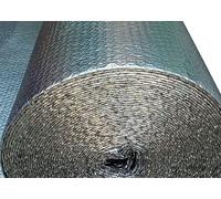 LPLND Save Energy Multi-Foil Bubble Insulation Radiator heat reflector foil insulation roll waterproof membrane vapour barrier damp proof membrane shed insulation loft boards(Size:1mx10m/3.2x32.8ft)