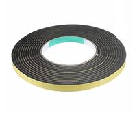LPLPL Rubber Tape,Self Adhesive Foam Tape 5m, for medical protection Black Single Sided Self Adhesive Foam Tape Closed Cell 20mm Wide Economical And Durable Buffer Anti-collision Foam Tape