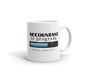 Lplpol Accountant in Progress Funny Coffee Mug 15oz