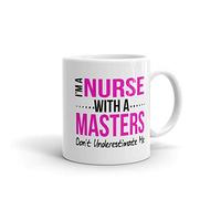 Lplpol Nurse Masters Degree Coffee Mug MSN Graduation Gift Master of Science in Nursing School Grad Graduate Registered Nurse by Smitten by Kristin 15oz