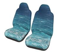 LPLSNWS 2-Pack The deep Blue sea Printed Car Seat Covers for Sedans/Trucks/Buses/Ferry Seat Protectors