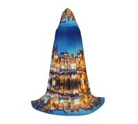 LPLSNWS Amsterdam Night View Graphic M Teen Cosplay Robe - Perfect for Halloween, stage plays and everyday cosplay wear