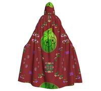 LPLSNWS Big Eye Watermelon Hooded cape for adults, suitable for festive events, role-playing activities, and holiday celebrations.