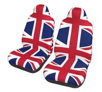 LPLSNWS British flag Printed Car Seat Covers 2-Pack, Suitable for Sedans/Trucks/Buses/Ferry Seat Protectors