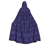 LPLSNWS Ghost swarm Adult Hooded Cape - Comfortable hooded cape suitable for cosplay, stage performances, masquerade balls, themed parties, and anime conventions.