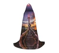 LPLSNWS Lighthouse Graphic M Teen Cosplay Robe - Perfect for Halloween, stage plays and everyday cosplay wear