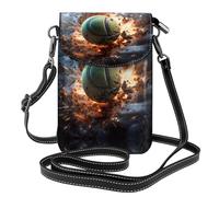 LPLSNWS Lightning Fever Tennis Printed women's small mobile phone wallet with adjustable shoulder strap