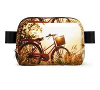 LPLSNWS Sunset Rural View Fanny Pack, Polyester, Zipper Closure, Adjustable Strap up to 110 cm, 19 x 5.5 x 13 cm, Hand Wash Only