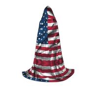 LPLSNWS United States Flag Graphic L Teen Cosplay Robe - Perfect for Halloween, stage plays and everyday cosplay wear