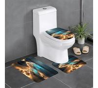 LPLSNWS View Under The Moon Anti-Slip Bathroom mats - 3-Piece Set, Essential for Comfortable Living in bathrooms, bedrooms, and Kitchens.