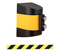 LpmengsGB Stanchion, Line Divider, Queue Retractable Belt Barrier Magnetic Wall Mount Queue Belt Barrier,Magnetic Retractable Crowd(5M/16.4FT)