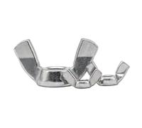 LPMPCZKZGF 2-10pcs/batch butterfly nut M3 M4 M5 M6 M8 M10 stainless steel/galvanized manual tightening DIN315 Bolts and Nuts(Stainless steel,M10 2pcs)