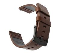 LPMPCZKZGF 20mm Italy Oil Leather Watchband Compatible With for Samsung Gear S2 Classic R732 R735 Moto 360 2 42mm Men Quick Release Watch Band Wrist Strap Watch strap(Brown black Buckle)