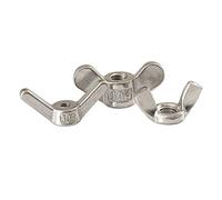 LPMPCZKZGF A2 304 stainless steel wing nut hand screw M3 M4 M5 M6 M8 M10 M12 M14 M16 to M24 butterfly/big ear trumpet Bolts and Nuts(Butterfly Type,M18)