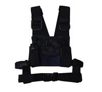 LPMPCZKZGF Chest Strap Front Bag Suitcase for Walkie Talkie Radio for Baofeng BF-888S UV-5R UV-82 UV-9R Plus Intercom Bag