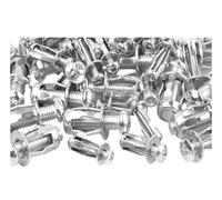 LPMPCZKZGF Petal Screw Jack Nuts Screw Anchors Petal Expansion Plugs for Curtain Expansion Clamp Petal Rivet Lock Bolt Board Wall Fasteners Bolts and Nuts(40PCS,M6x25mm)