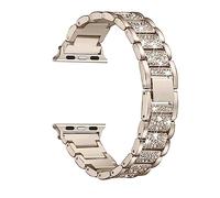 LPMPCZKZGF Watch Bracelet Stainless Steel Strap Compatible With Apple Watch 3 42mm 38mm Watch Band Compatible With Iwatch 4 5 6 SE 7 Band 44mm 40mm 41 45mm Watch strap(Gold,For 42mm 44mm 45mm)